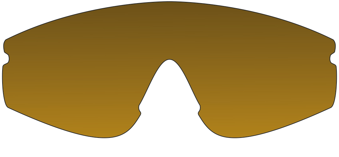 24645 spare lens Blackhawk Sports, brown gold Revo