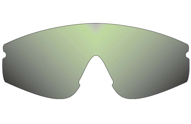 spare lens M-Cover 3, green/grey