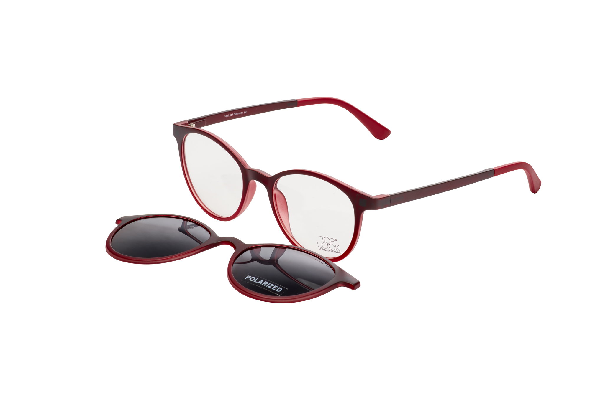 TOP LOOK Mod 53152 col 2 dark red to red